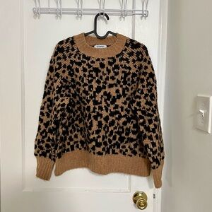 Leopard-Print Sweater